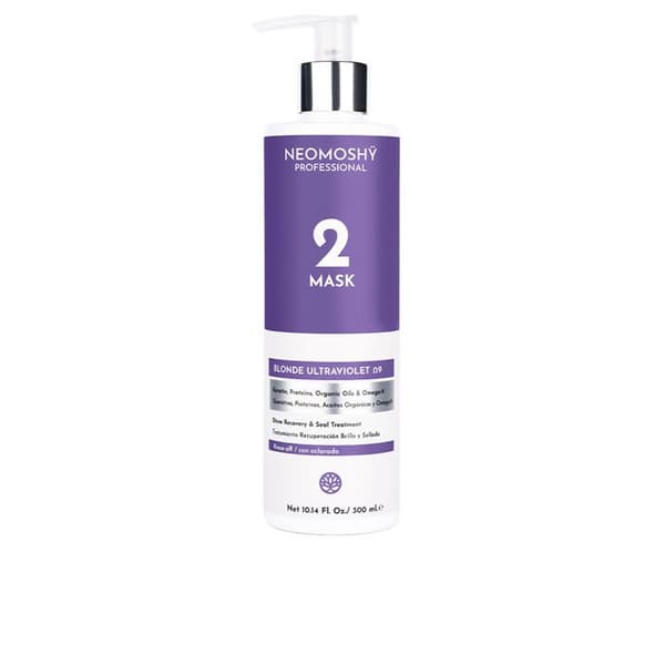 Hårmaske til blond hår mod gulning 300 ml - Neomoshy