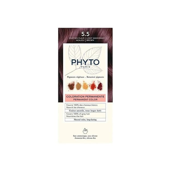 PhytoColor Kit permanent farve 5.5 Lysebrun mahogni