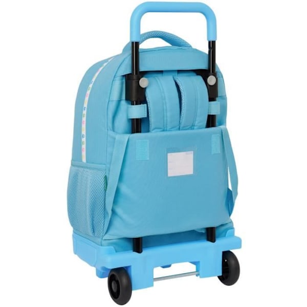 Rygsæk med hjul - Benetton - Trolley 45 CM - Blå - 1 Rum - Primær Barn