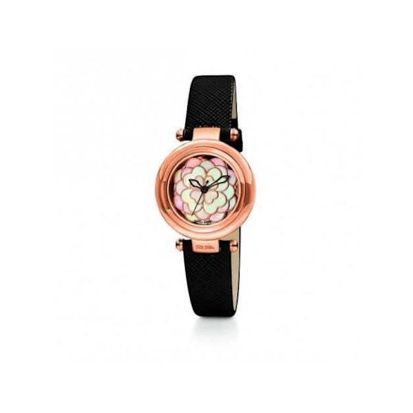 Dameur - Folli Follie - WF15R009SPW - Ø 28 mm - Læder - Sort Svart