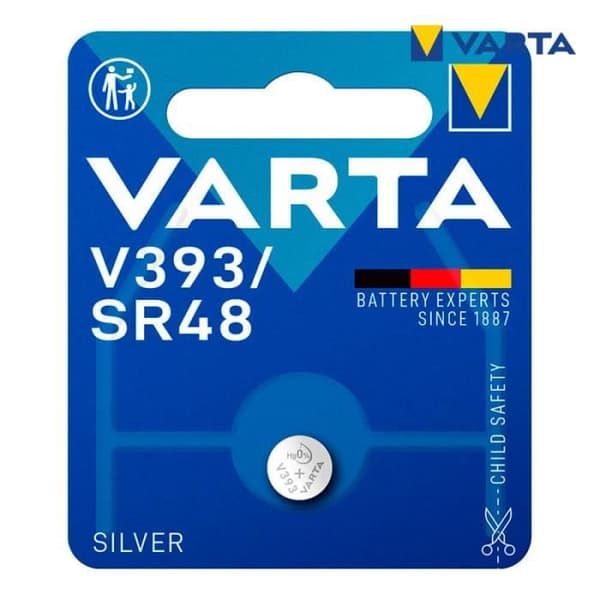 Mikroknap batteri varta sølv Sølv