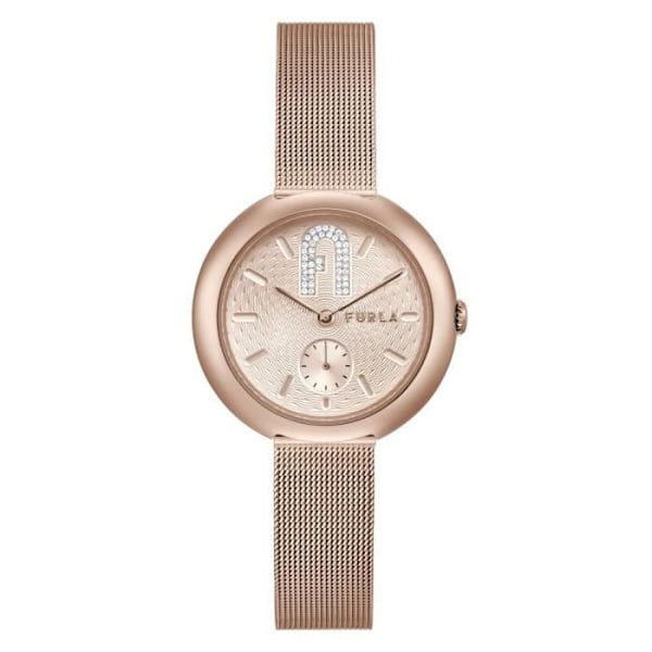 Klocka - Furla - WW00013007L3 - Gul - Kvarts - Analogisk Rose guld