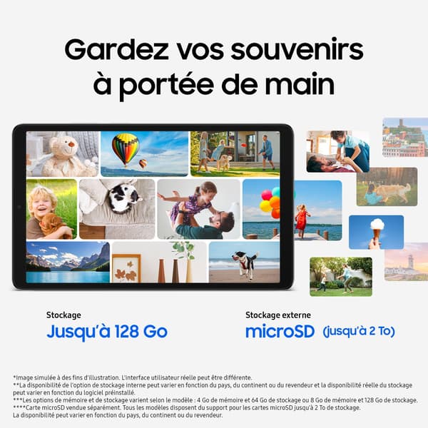 Samsung - Galaxy Tab A11 - 8,7" - 8 Go/128Go - Wifi - Hopea