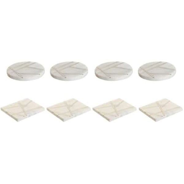 Sousek - HEMMA ANDANDE - Marmor - Flerfärgad - 10x10 cm - 2 enheter Flerfärgad