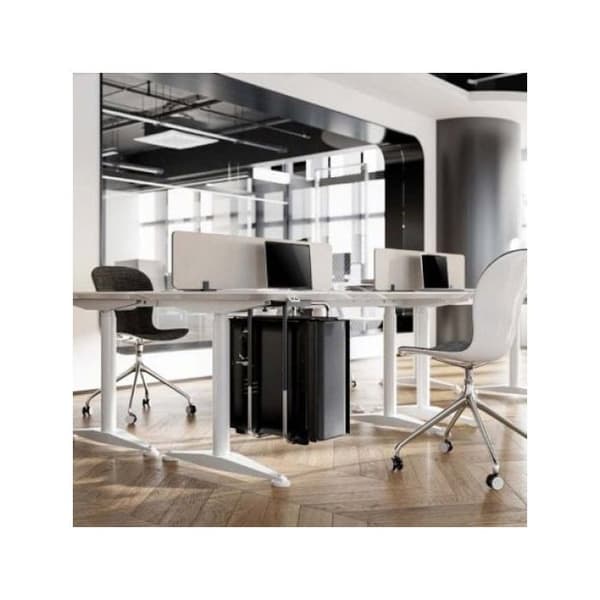 Bordstøtte AISENS MPC08-337 Sølv-Sort Justerbar 30kg til CPU/PC