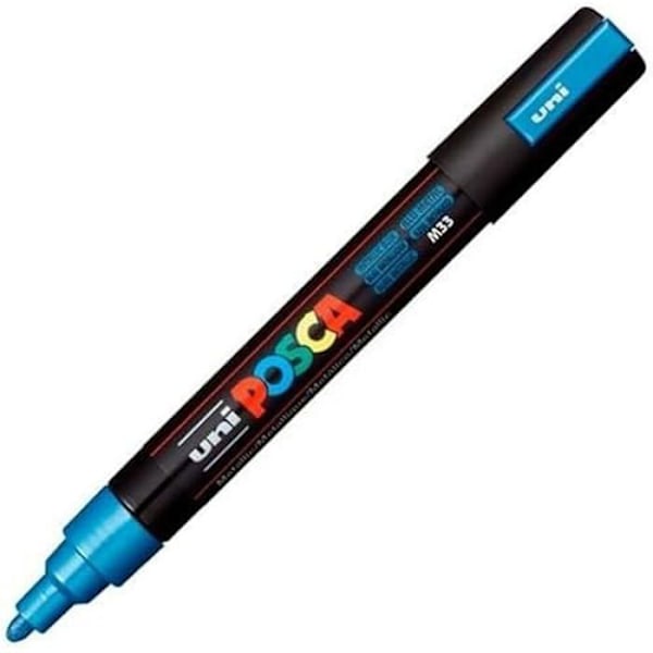 Uni Posca Pen 1,8-2,5 mm - UNI-BALL - Opak - Flerfärgad - Paket om 6 mångfärgad