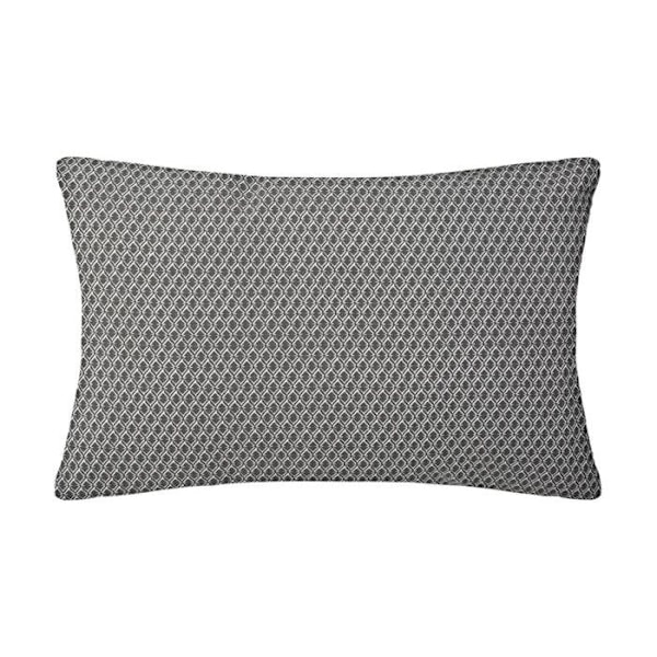 Pude - ottomønstre - bomuld - grå - 30X50 cm - Grå - Atmosphera indretningsarkitekt Grå