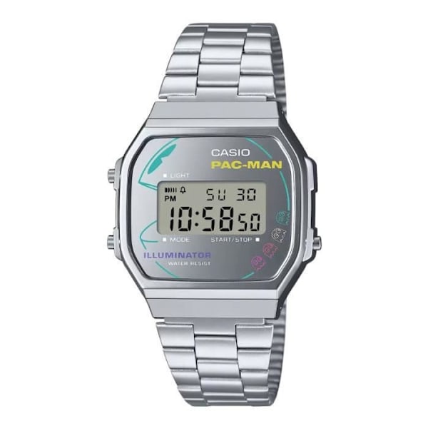 Ur - Casio - A168WEPC-7AER - Rustfrit stål - Vandafvisende 3 bar - Digital Pengar
