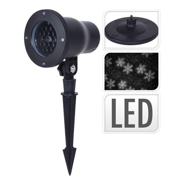 LED snöstormseffektprojektor IP44 - GENERISK Vit