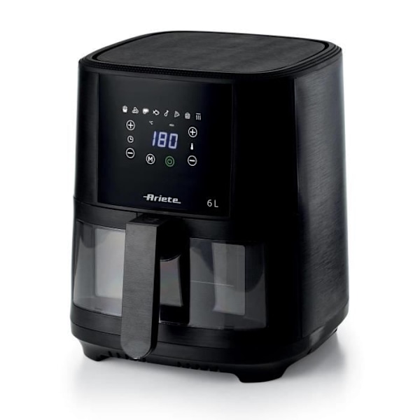 Ariete 4626 öljytön rasvakeitin, musta 1300 W 6 L musta