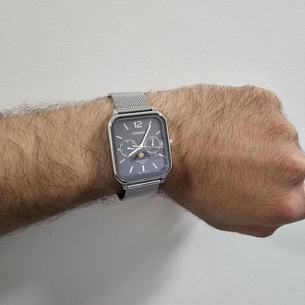 Casio Watch - Herr - MTP-M305M-8AVER - Silver - Grå - Kvarts - Analog - Stål Pengar