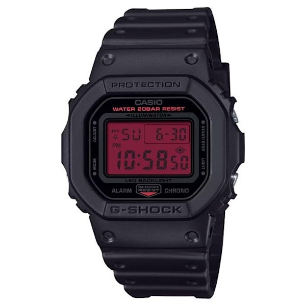 Casio Ur - Mænd - DW-5600BBR-1ER Svart