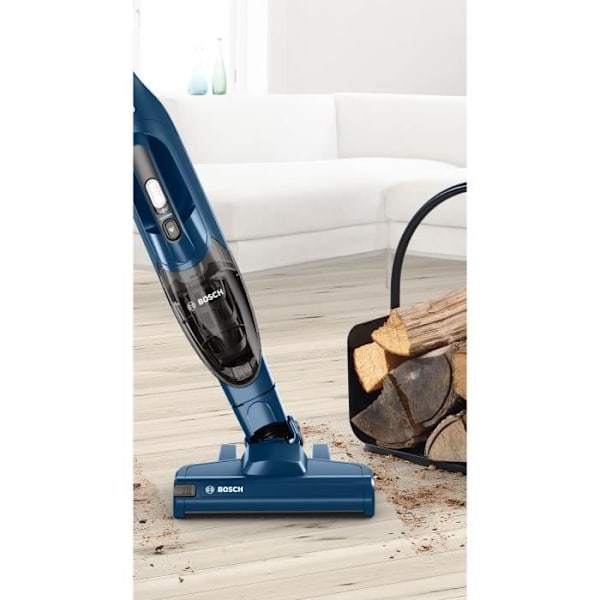 Langaton imuri - BOSCH BBHF216 - 16 V max. - Litiumakku - 36 min - Integroitu pölynimuri - Sininen Blå
