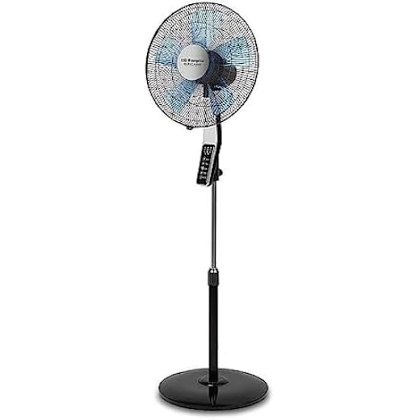 Gulvventilator - ORBEGOZO - Silent Night Sf 0642 - Oscillation - 3 hastigheder - Sort Svart
