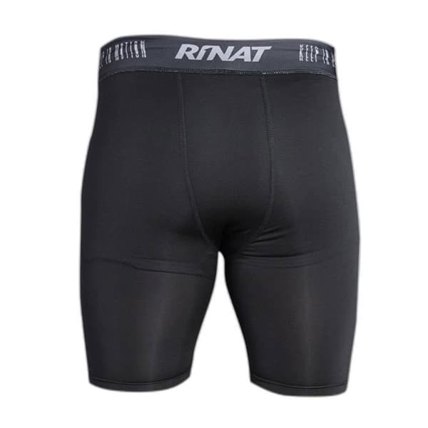 Målmandsshort - RINAT - Sort/sølv - Elastisk - Hoftebeskyttelse - Voksen Sort/sølv M