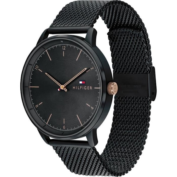 Ur - Tommy Hilfiger - 1791845 - Kvarts Analog - Sort Rustfrit Stål - 5 Atm Svart