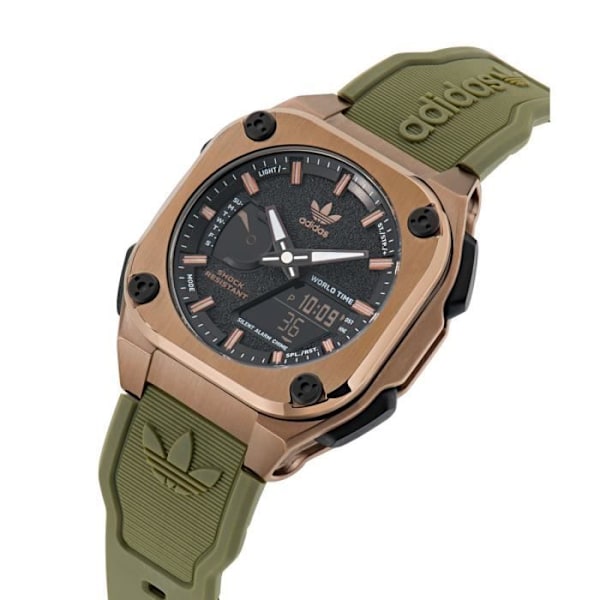 Adidas Originals Klocka - Unisex - AOFH23502 - Grön Plast - 45mm - 10 bar Grön