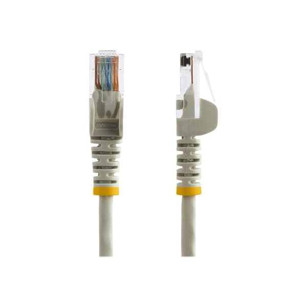 STARTECH Netværkskabel Cat5e UTP uden krog - 7 m Grå - RJ45 Ethernet kabel med anti-twist - Patch kabel
