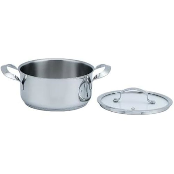 Kastrull - HAEGER - Modell S77185624 - Ø 16 cm - Färg grå - Alla värmekällor kompatibla Flerfärgad