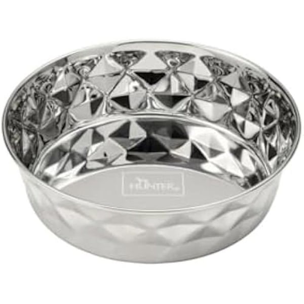 Hundefoder - HUNTER - Silikone og rustfrit stål - 550 ML - Flerfarvet - Rund