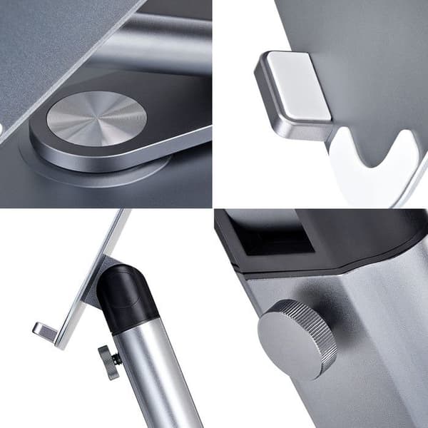 StarTech.com 360° Drejbar Bærbar Computer Support Aluminium Justerbare Sølv Max 5kg
