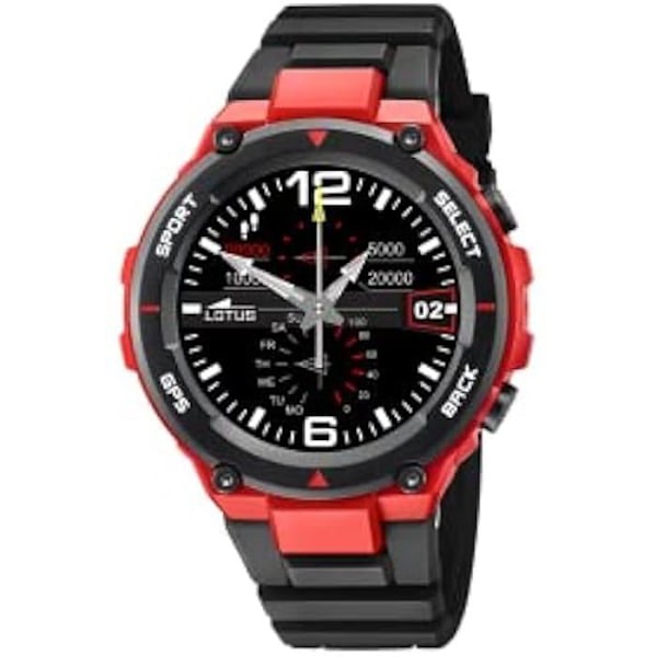 LOTUS Smartwatches Mode til Mænd 50024/1, Sort, Armbånd Svart