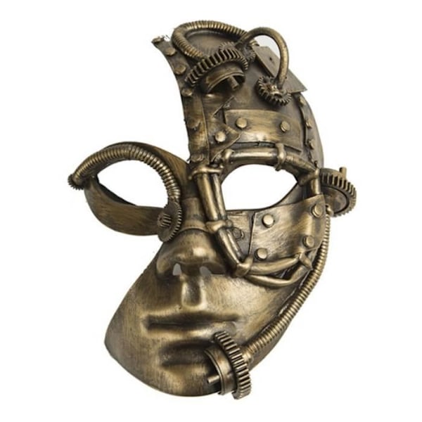 Halv-ansigt Steampunk Mask - Disfrazzes - One size - Multicolor