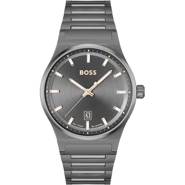 Klocka - Hugo Boss - 1514078 - Rostfritt Stål - Grå Silikon - Analogisk Grå