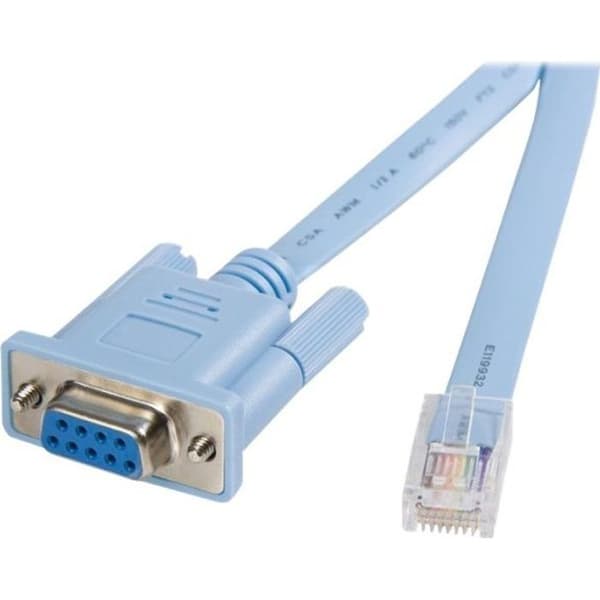 1,8 m RJ45 til DB9-seriens konsolkabel til Cisco Router Management - STARTECH - M/K - Blå