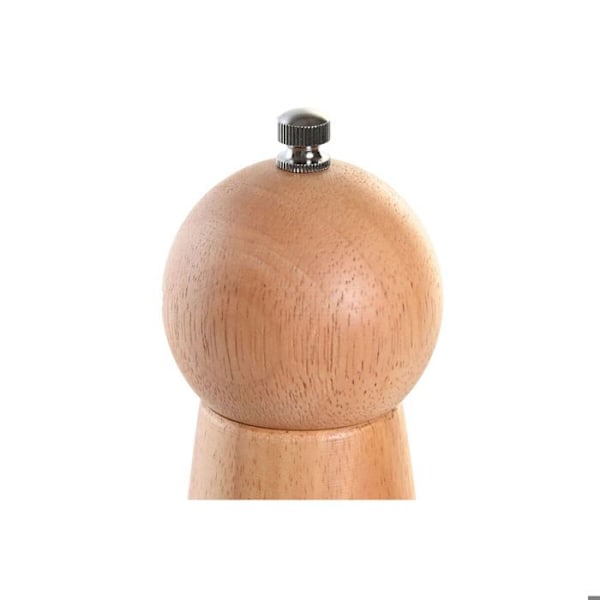 Peberkværn - DKD Home Decor - Rustfrit stål - Bambus - 6x6x21 cm - 1 stk. beige
