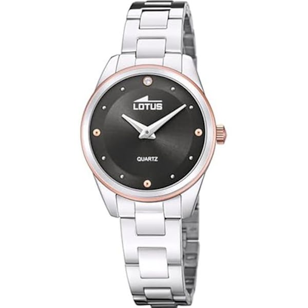 LOTUS Dame Analog Quartz Ur med Armbånd i Rustfrit Stål 18795/4 Rostfritt stål