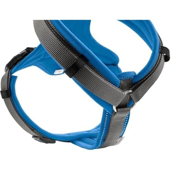 HUNTER Maldon Blue/Grey XS hundesele - Blød polstring - Justerbar - Reflekterende Blågrå