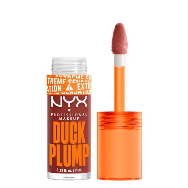 NYX Professional Makeup täyteläinen kiilto - Brick Of Time -huulilakka - intensiivinen väri - erittäin kiiltävä viimeistely Tegel av Tid