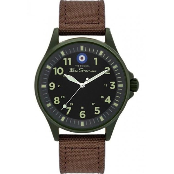 Herreur - Ben Sherman - BS036T - Quartz - Læder - Sort