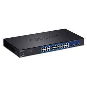 TRENDNET Ethernet Switch TEG-30284 24 porte administrer - 2 lag understøttet - Modulerbar - Fiberoptisk