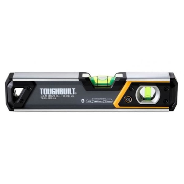 Vaterpas - TOUGHBUILT - TB-H2-L-M23-LH-M - Baggrundsbelyst - Magnetisk - 23 cm