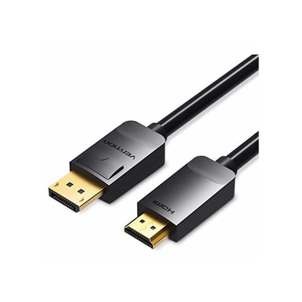 DisplayPort til HDMI-kabel - Vention - 2 m - Han til hun - Multifarvet - Computer - TV - Tablet