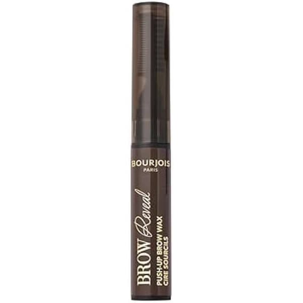 Øjenbrynsvoks - BOURJOIS - Brow Reveal Push-Up - 04 Sort Brun - Langtidsholdbar - Vandafvisende 04 - Sort Brun