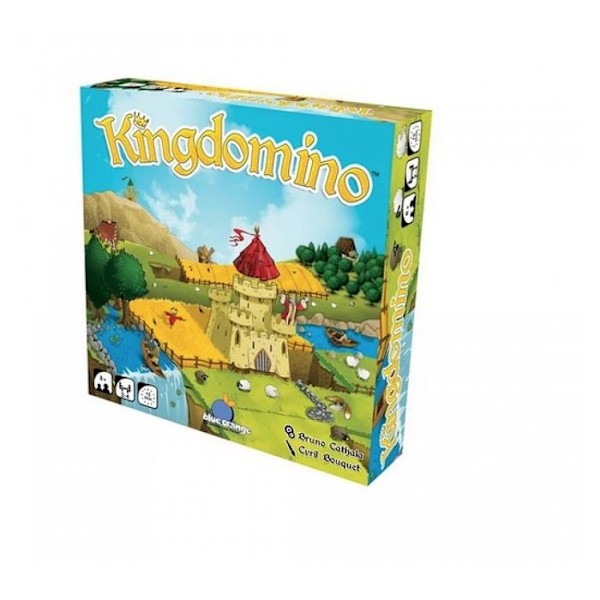 Kingdomino pusselspel - BLÅ ORANGE - Kingdomino modell - 2 eller fler spelare - Vuxen - Blå Flerfärgad