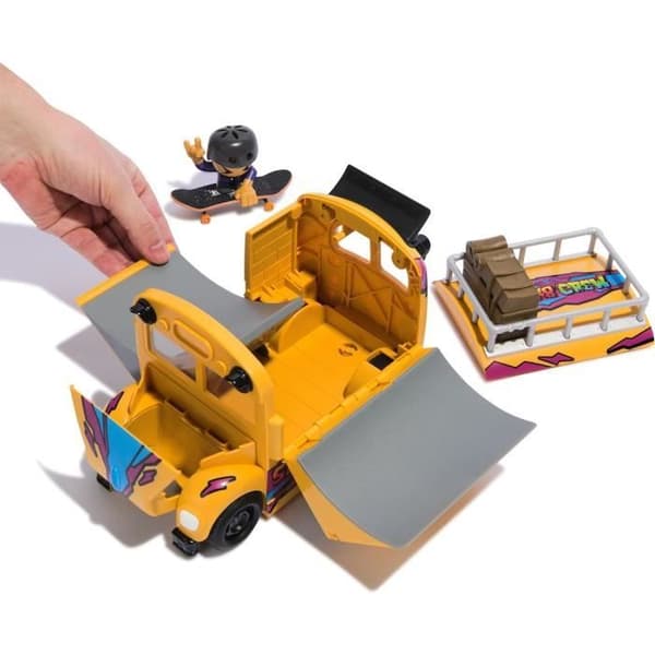 SPIN MASTER PLAYSET TRUCK SK8 CREW Teak Deck Gul du sort