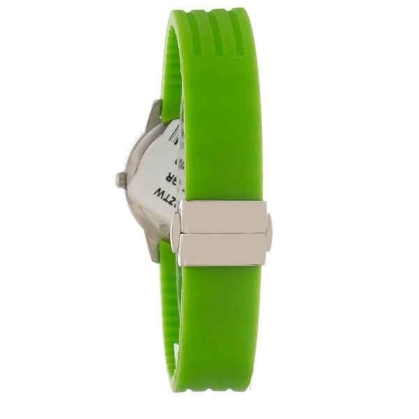 Kvindeur - Folli Follie - WF5T003ZTWV - Quartz - Ø 33 mm - Resin/Silikone Grön, Vit