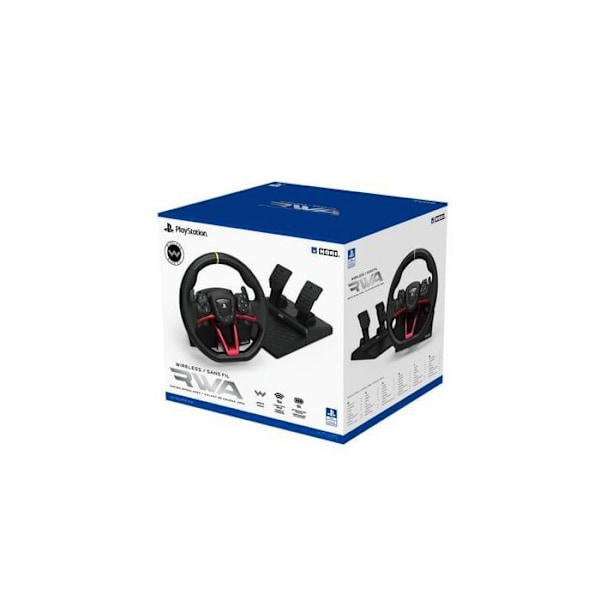 Kilpa-ajon ohjain - HORI - Apex - Langaton - Yhteensopiva PS5/PS4/PC - Musta ja punainen Svart och röd