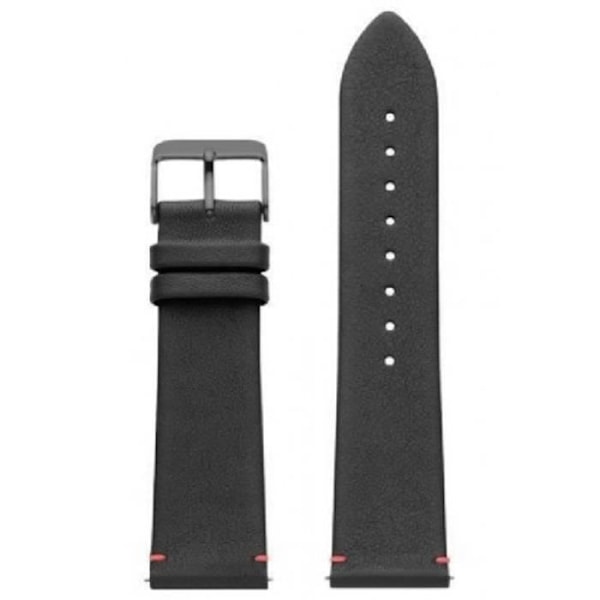 Armbandsur - WATX&COLORS - GLOW WXCO1730 - Läder - Svart - Spänne i rostfritt stål Svart