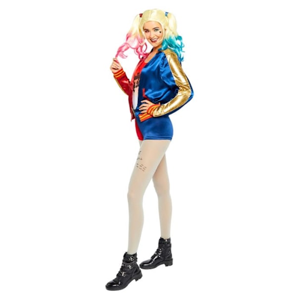 Amscan Harley Quinn självmordsdräkt Röd jag