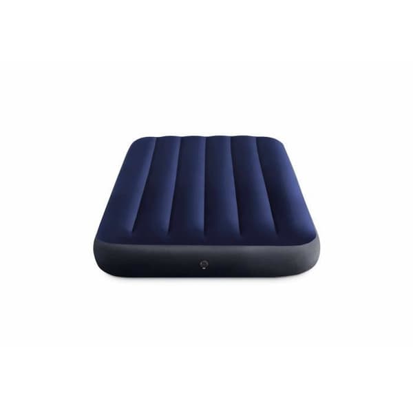 Luftmadrass - Intex - Classic Downy - 99x191x25cm - 1 plats - Blå Blå