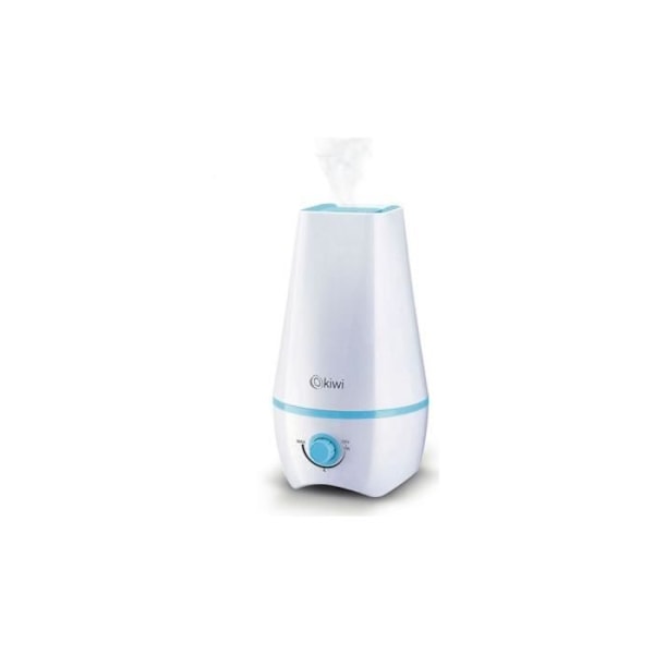 Hvid ultralydsbefugter - Kiwi - 2,2 L - Lydløs - 8 timer hvid
