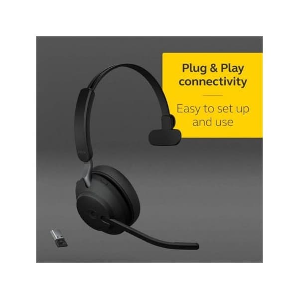 Kuuloke - JABRA - Evolve2 65 - Langaton - Sisäkorva - Melunvaimennus