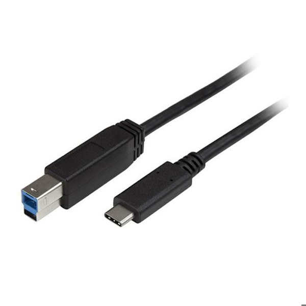 USB-C til USB-B kabel - STARTECH - 2 m - USB 3.0 - Hane/Hane - Sort
