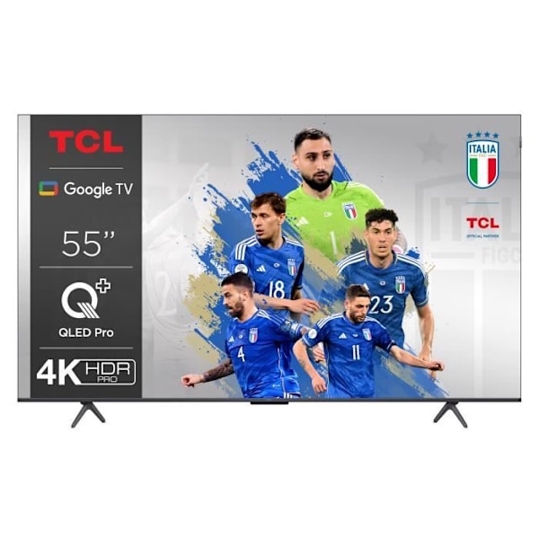 55 tuuman televisio - TCL - 55C61B - 4K UHD - QLED - Integroitu Google TV