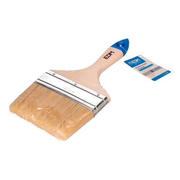 Flad EDM børste - universal - 130 mm - 24133 Gul